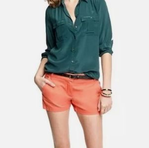 J. Crew Broken-in Peachy Salmon Chic Preppy Cotton Chino Shorts